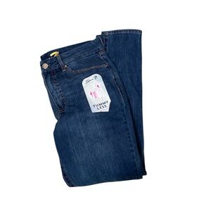 NWT Seven7 Tummy-Less High Rise Skinny Jeans | Women’s Size 14 | Dark Wash